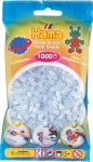 Hama® Bügelperlen Midi - Leuchtblau 1000 Perlen