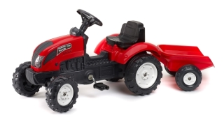 FALK Tret-Traktor mit Hänger rot 2 - 5 Jahre