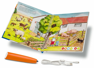 Ravensburger 00804 tiptoi® Starter-Set: Stift und Bauernhof-Buch