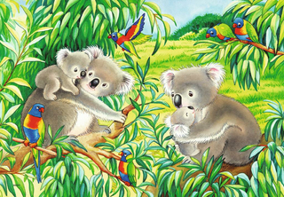 Ravensburger 07820 Puzzle: Süße Koalas und Pandas 24 Teile