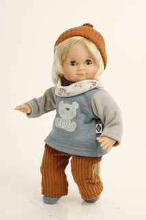 Schildkröt Puppe Schlummerle 32 cm, blonde Haare, blaue Schlafaugen