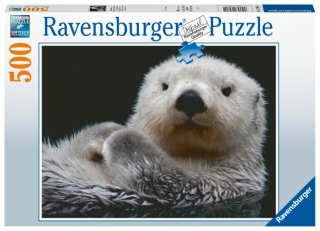 Ravensburger Puzzle - Süßer kleiner Otter - 500 Teile