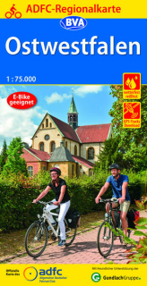 ADFC-Regionalkarte Ostwestfalen, 1:75.000, mit Tagestourenvorschlägen, reiß- und wetterfest, E-Bike-geeignet, GPS-Tracks Download
