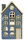 IB Laursen Haus blau f/Teelicht Nyhavn graue Tür