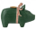 Maileg Pig candle holder, Small - Dark green
