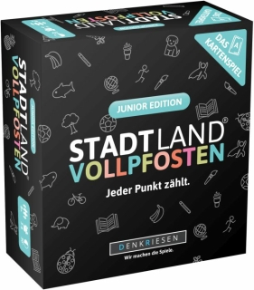 STADT LAND VOLLPFOSTEN: Das Kartenspiel # Junior Edition