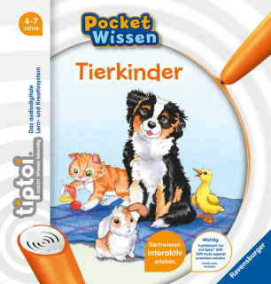 Ravensburger 55476 tiptoi® Pocket Wissen: Tierkinder - F20