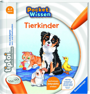 Ravensburger 55476 tiptoi® Pocket Wissen: Tierkinder - F20