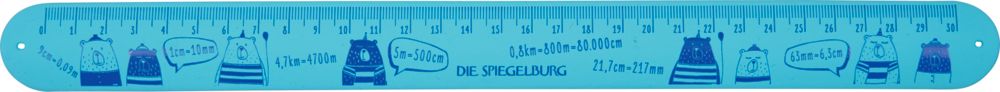 Schnapp-Lineal - Bunte Geschenke, sortiert (1 Stück)