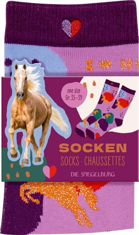 Socken, one size (Gr. 35-39) - I LOVE HORSES Socken, one size (Gr. 35-39) - I LOVE HORSES