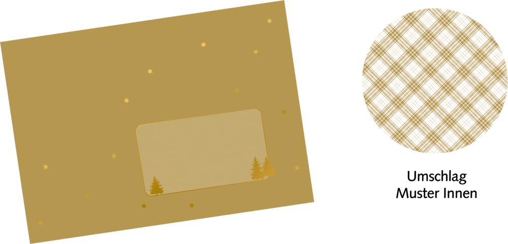 Weihnachtskarten-Set Klassische Weihnachten Weihnachtskarten-Set Klassische Weihnachten