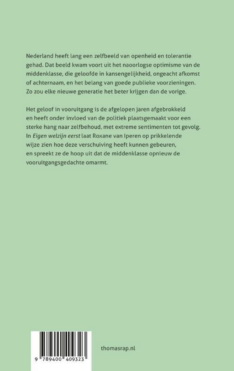 Roxane van Iperen: Eigen welzijn eerst