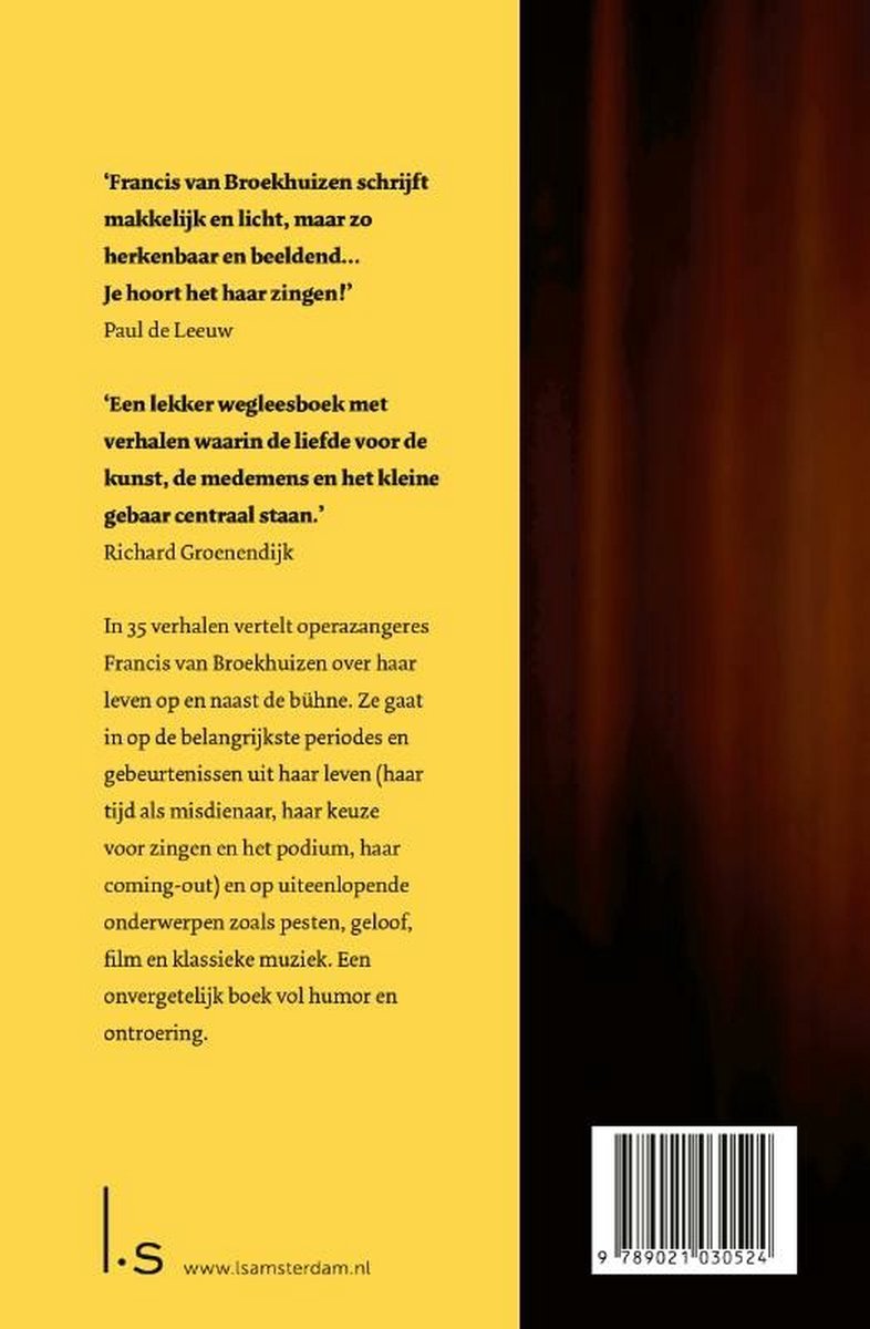 Francis van Broekhuizen: Bij twijfel hard zingen