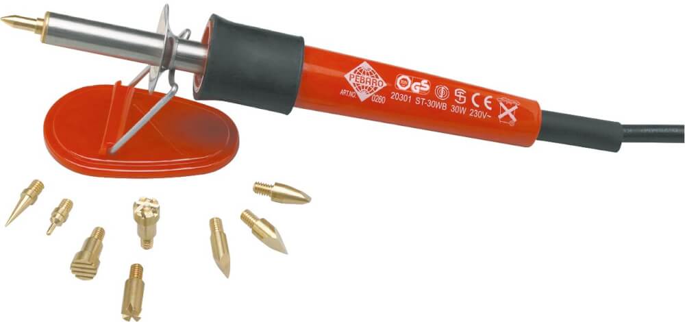 PEBARO Bastelset Brandmalerei Brandmal-Geschenk-Set inkl. Holz