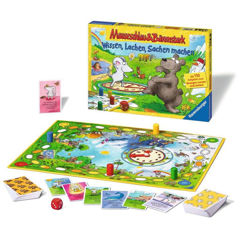 Ravensburger 21298 Mauseschlau & Bärenstark Wissen, Lachen, Sachen machen