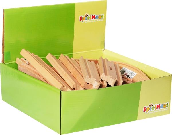 SpielMaus Holz Gerade, 14,5 cm