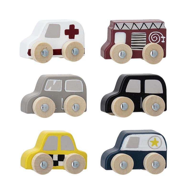 Bloomingville MINI Spielzeugautos 6er Set im Beutel Bloomingville MINI Spielzeugautos 6er Set im Beutel