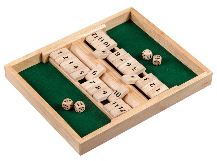 Philos Shut the Box, 12er, für 1-2 Personen