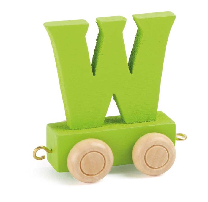 Buchstabenzug bunt W