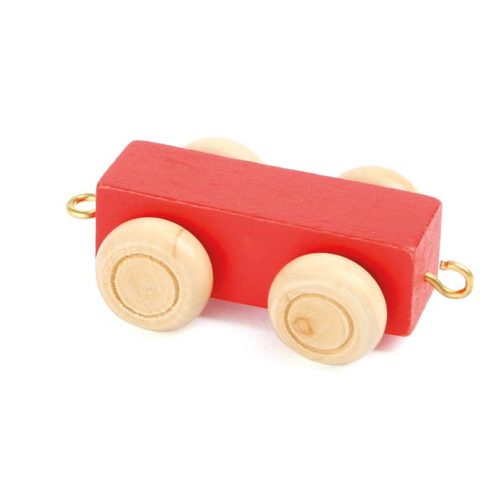 Buchstabenzug Anhänger rot