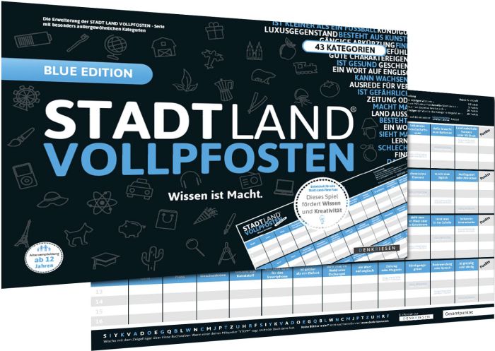 DENKRIESEN - STADT LAND VOLLPFOSTEN® - EINSTEIN EDITION - Wissen ist Macht