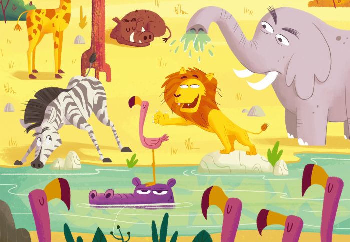 Ravensburger Kinderpuzzle Puzzle&Play 05594 - Safari-Zeit - 2x24 Teile Puzzle für Kinder ab 4 Jahren Ravensburger Kinderpuzzle Puzzle&Play 05594 - Safari-Zeit - 2x24 Teile Puzzle für Kinder ab 4 Jahren