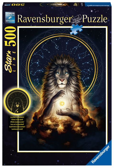 Ravensburger Puzzle Starline 16992 Leuchtender Löwe 500 Teile Ravensburger Puzzle Starline 16992 Leuchtender Löwe 500 Teile
