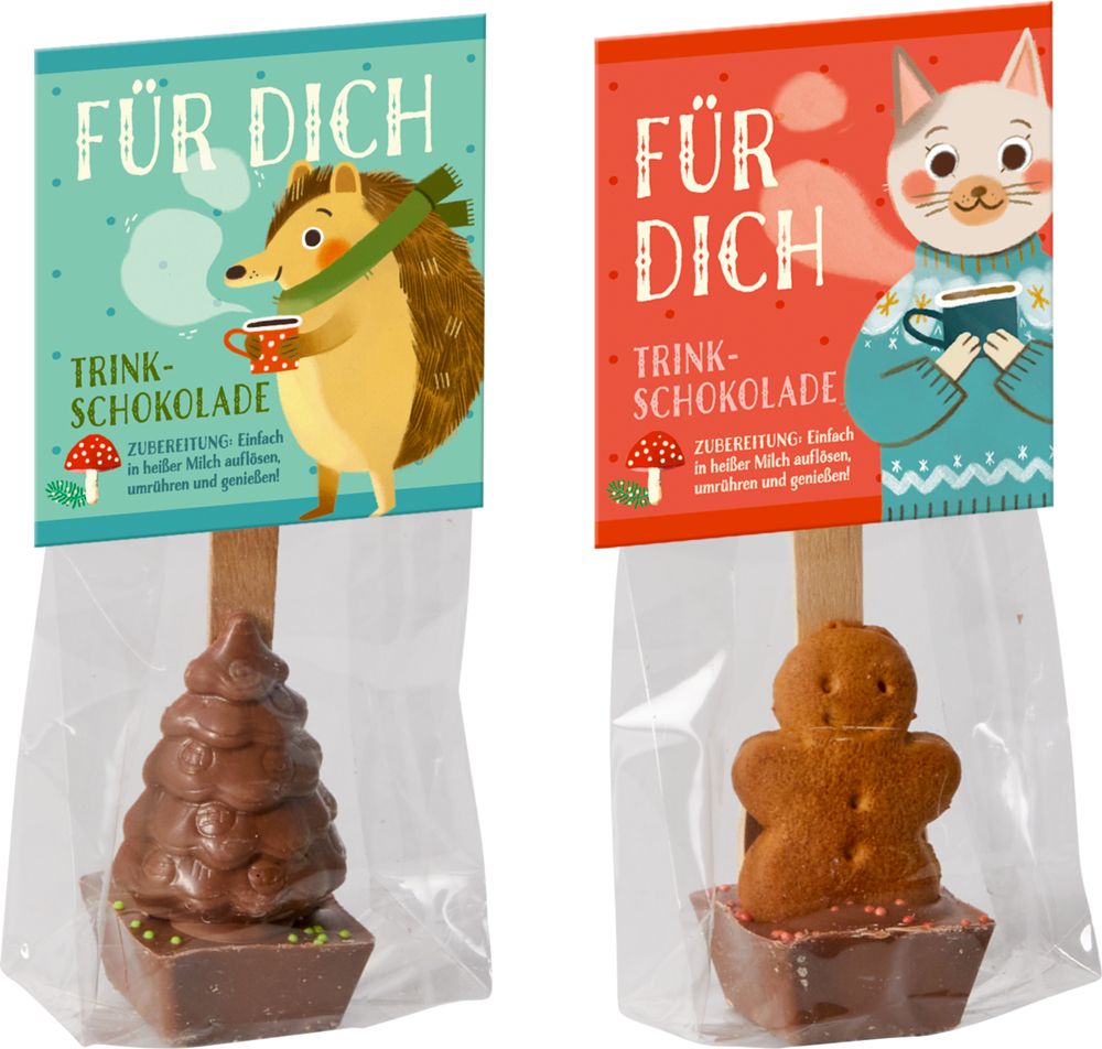 Trinkschokolade am Löffel - Lasst uns froh...,sortiert (1 Stück) Weihnachten Trinkschokolade am Löffel - Lasst uns froh...,sortiert (1 Stück) Weihnachten