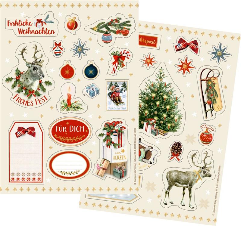 Weihnachtskarten-Set Klassische Weihnachten Weihnachtskarten-Set Klassische Weihnachten
