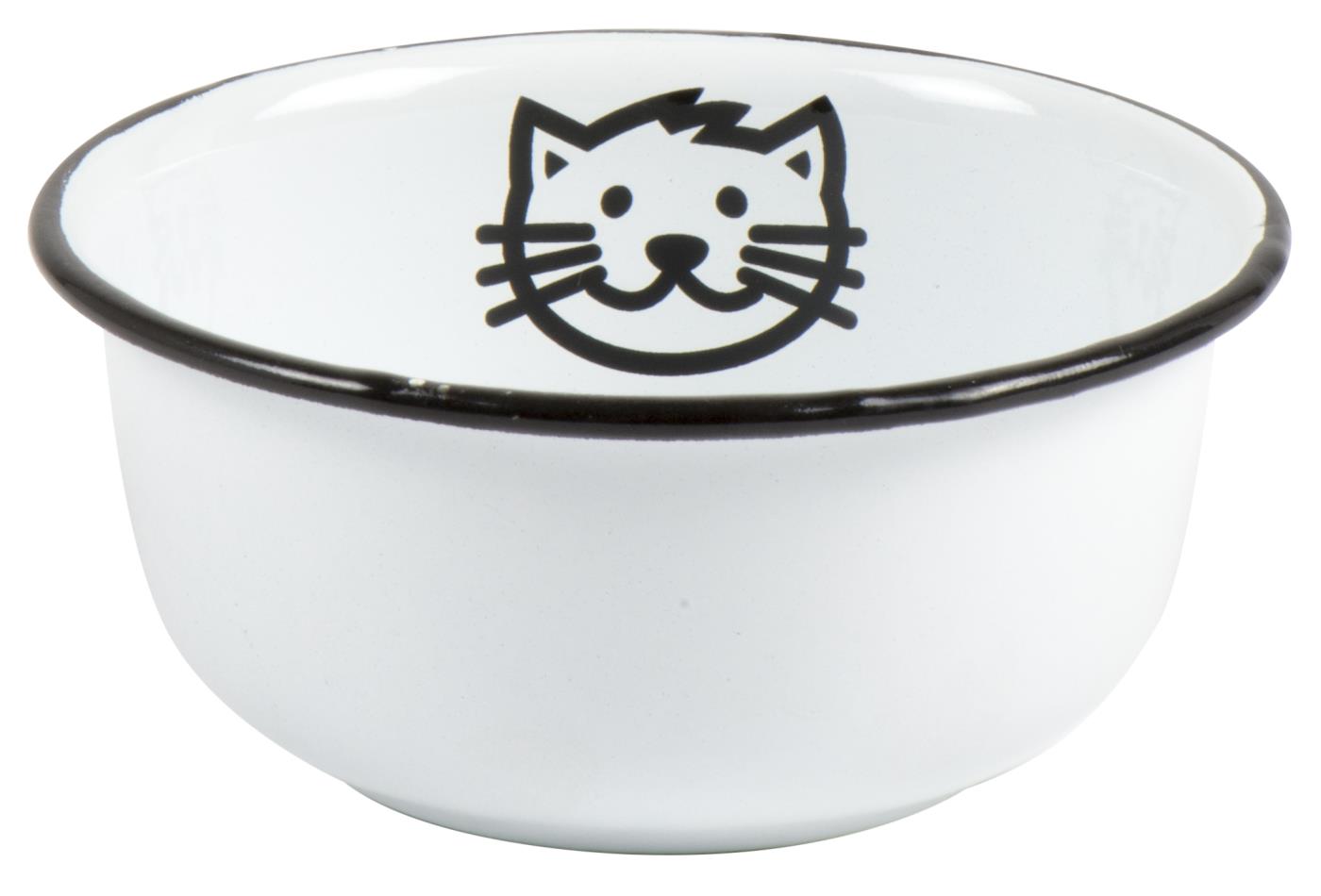 IB Laursen Fressnapf f/Katze Emaille