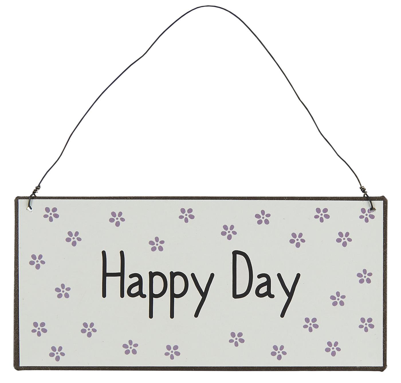IB Laursen Metallschild Happy Day IB Laursen Metallschild Happy Day