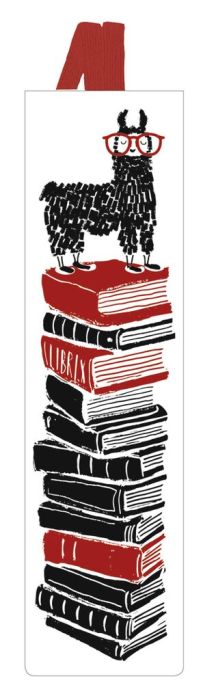 Moses libri_x Lesezeichen mit Band Leselama Moses libri_x Lesezeichen mit Band Leselama