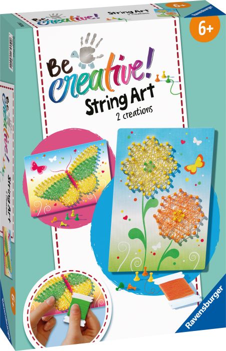 Ravensburger 18241 String Arti Butterflies – Kreative Fadenbilder mit Schmetterling und Blüten, für Kinder ab 6 Jahren Ravensburger 18241 String Arti Butterflies – Kreative Fadenbilder mit Schmetterling und Blüten, für Kinder ab 6 Jahren