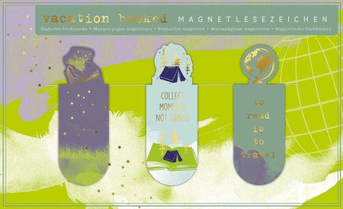 Lit. Magnetlesezeichen Vacation booked