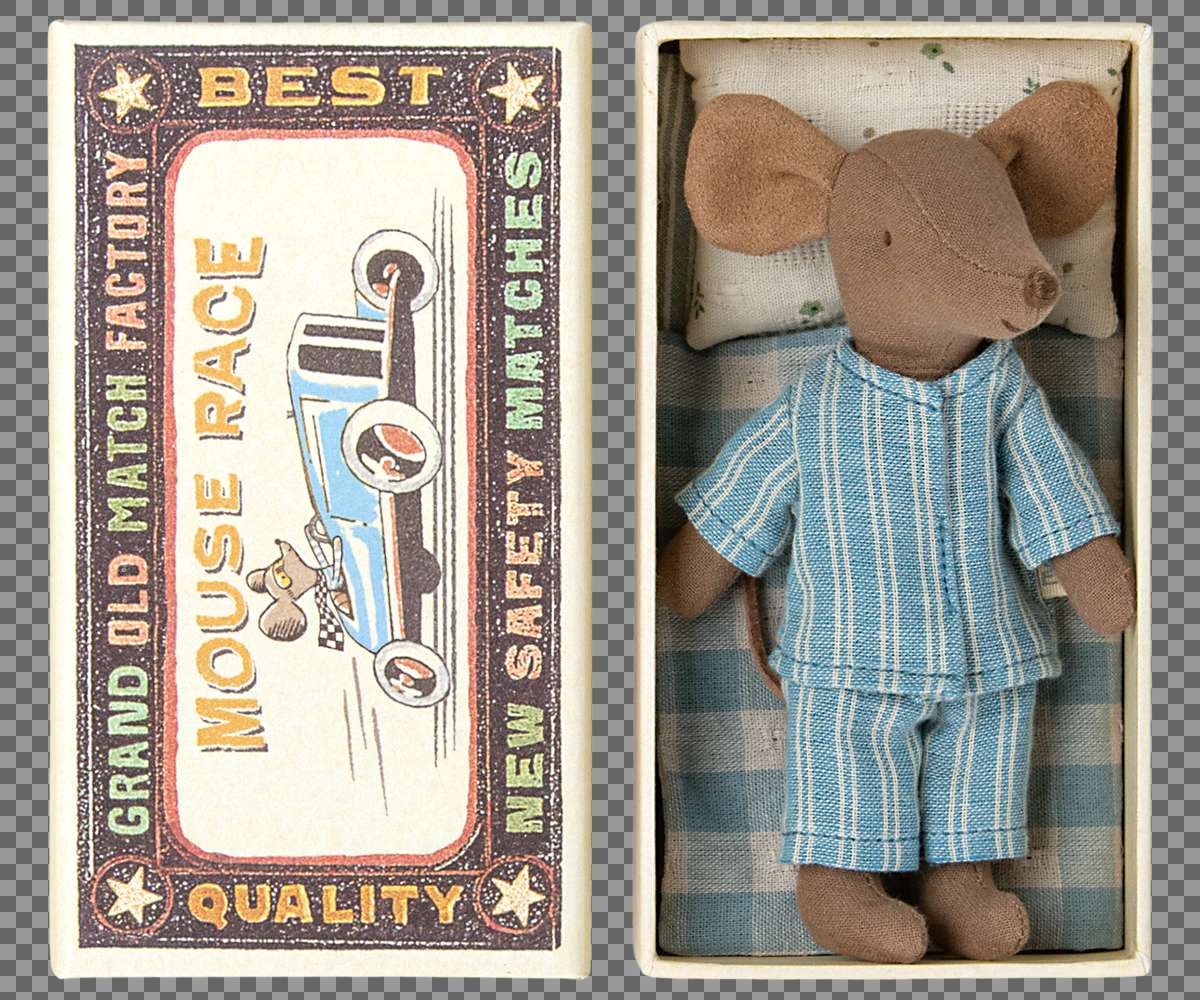 Maileg Big brother mouse in matchbox