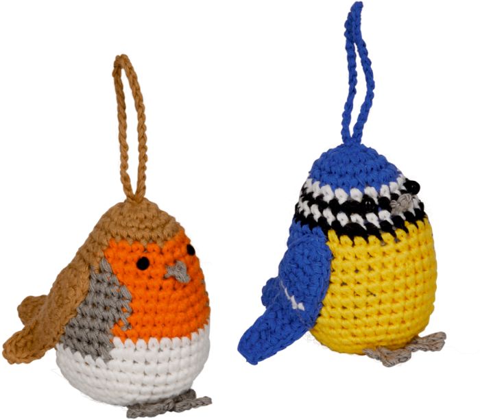 Häkel-Anhänger Vogel - Ostergrüße, sortiert (1 Stück)