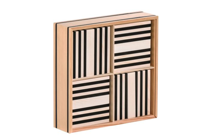 KAPLA® 100er Kasten Schwarz und Weiss - B100NB