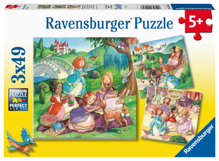 Ravensburger 5564 Puzzle Kleine Prinzessinnen 3 X 49 Teile