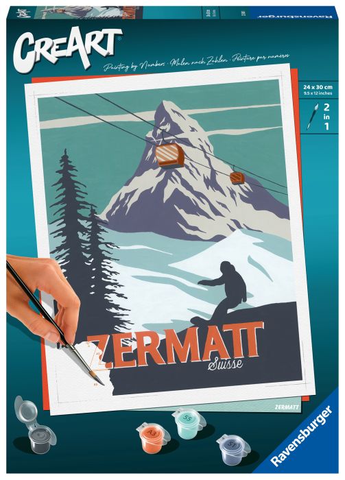 Ravensburger 23500 Malen nach Zahlen Zermatt Malen nach Zahlen Serie C