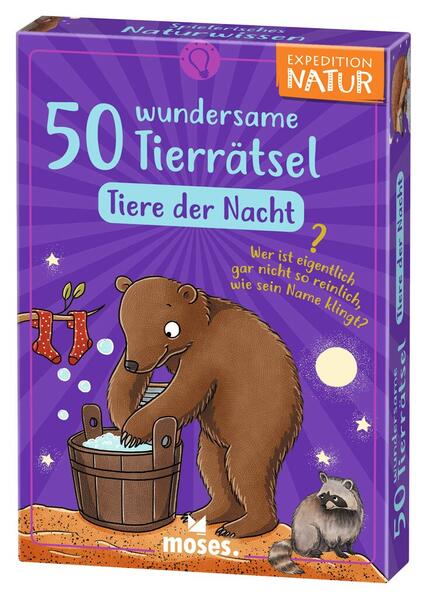 Ramcke, Inga Marie: 50 wundersame Tierrätsel - Tiere der Nacht