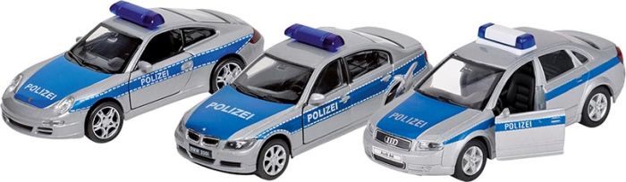 12181Polizei, Spritzguss, 1:34-39, L= 11 - 12 cm sortiert (1 Stück)