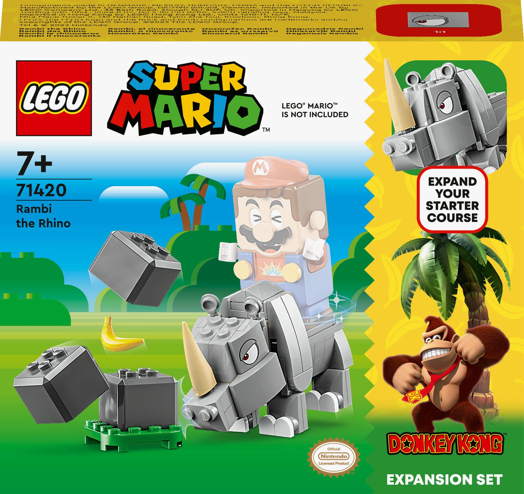 LEGO® Super Mario 71420 Rambi das Rhino – Erweiterungsset
