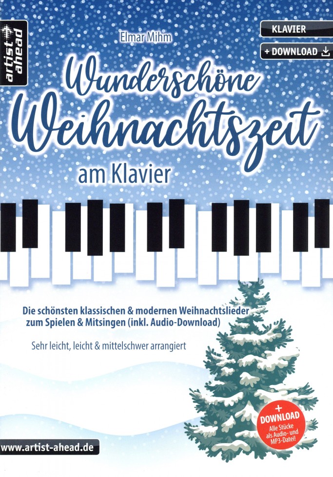 Wunderschöne Wehnachtszeit (+Online Audio) für Klavier